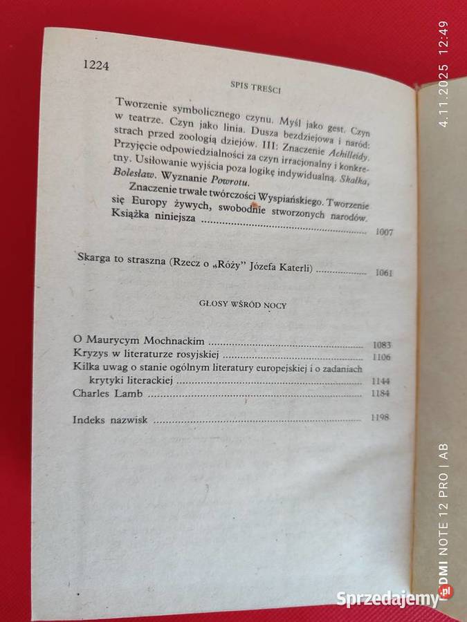 S Brzozowski Eseje i studia o literaturze t 12 Książki naukowe i popularnonaukowe