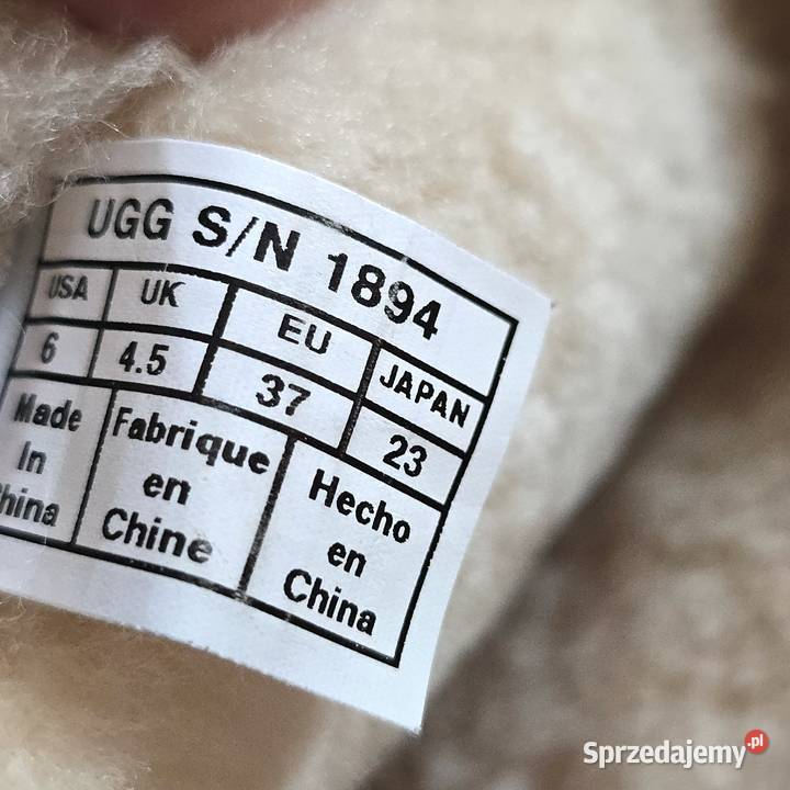 Damskie kozaki zimowe UGG 37 pomorskie Gdańsk