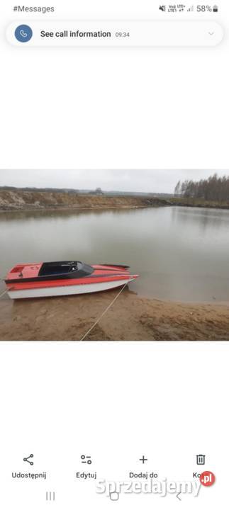 Łódka ścigacz lubelskie Lubartów sprzedam