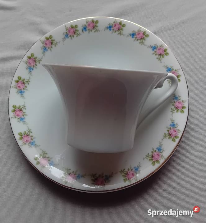 Filiżanka duo Jeager Co sygnatura z okresu Koźminek