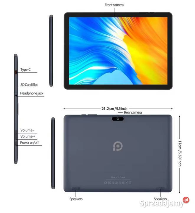 Tablet 101 cala Pritom M10 Android 13 Chrzanów sprzedam