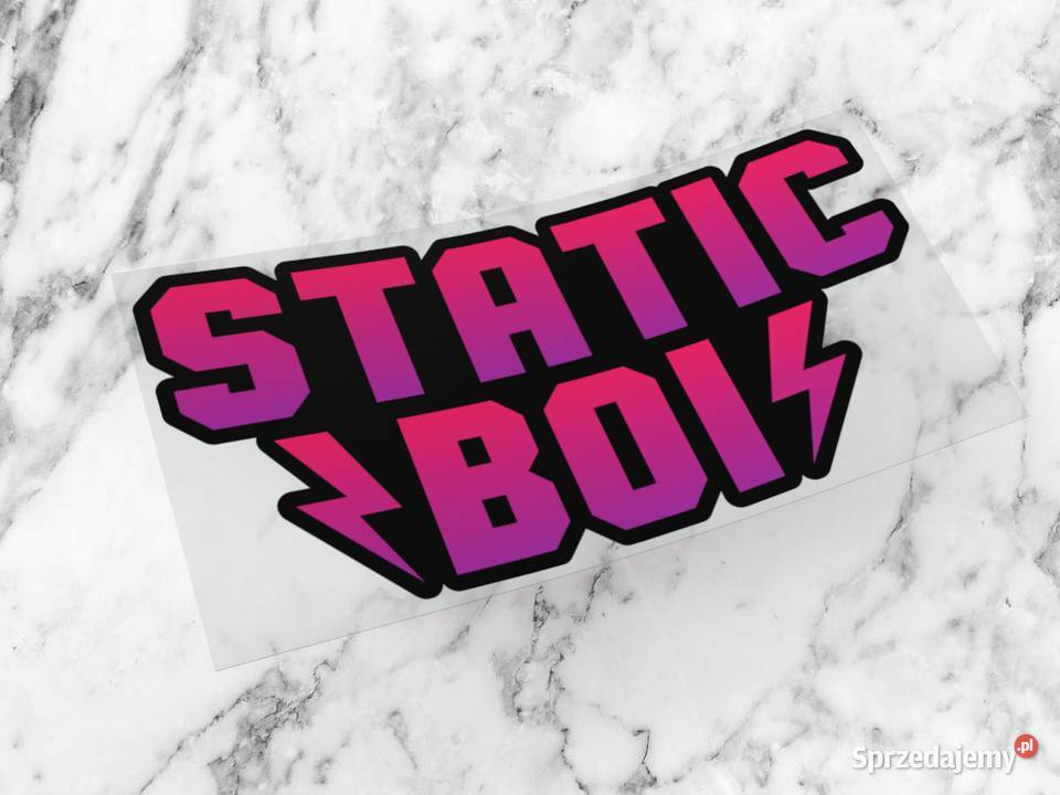 Naklejka STATICBOI 10 x 5 static boy boi drift 1 podlaskie