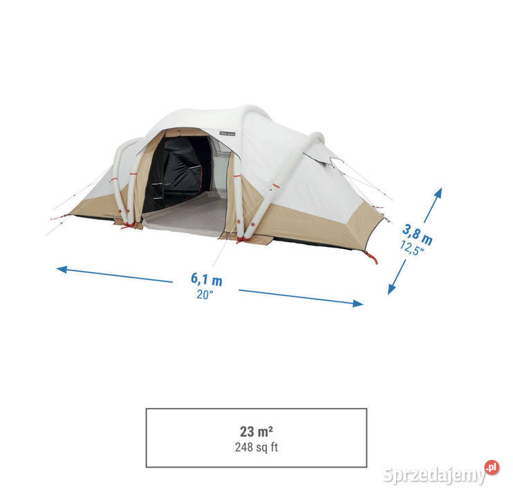 Namiot DECATHLON Quechua Air Seconds 42 FB lubelskie sprzedam