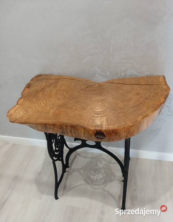 Stolik Konsola DĘBOWY Singer Wasilków