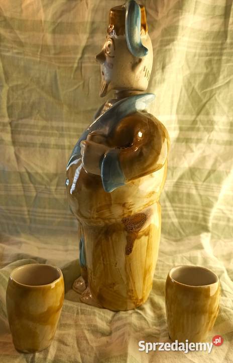 ŚPIOCH porcelan figurka karafka Zagórski Syn Kce