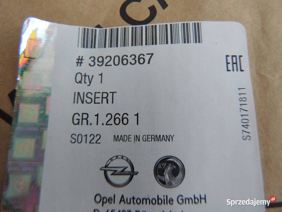Listwa chrom atrapa grill OPEL ASTRA K V LIFT