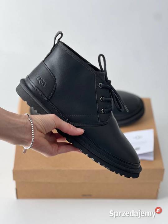Buty UGG Neumel Leather Black rozmiar 3645 mazowieckie Warszawa