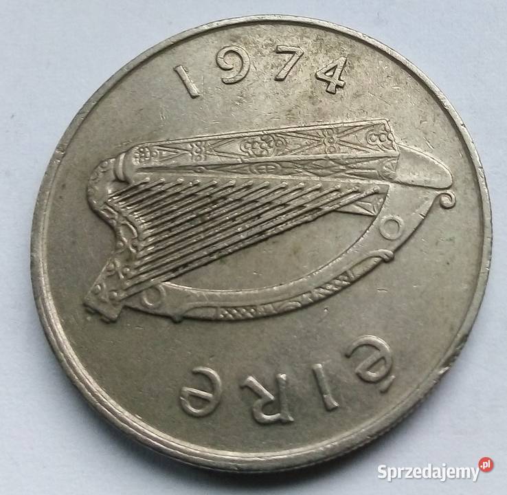 IRLANDIA10 PENSÓW1974 rRYBA Numizmatyka