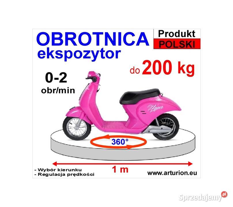 Obrotnica Ekspozytor napęd reklamy podest do 200 Warszawa