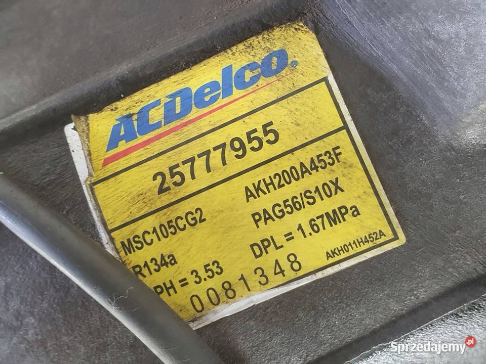 Chevrolet Uplander 39 V6 SPRĘŻARKA KLIMATYZACJI