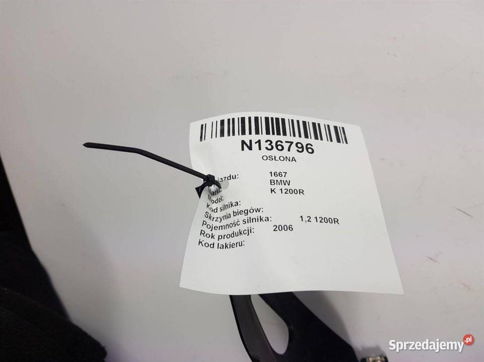 OSŁONA K 1200R LAMPY TYLNEJ 7686617 Pozostałe kujawsko-pomorskie Lipno sprzedam