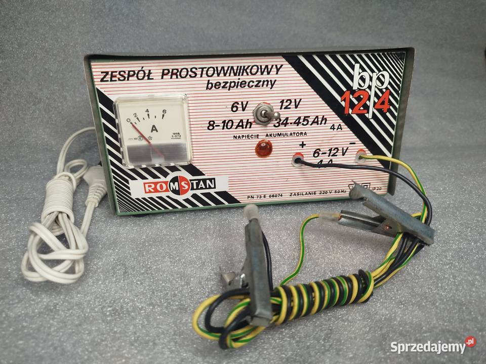Prostownik Zespół prostownikowy bezpieczny 6V12v Zgierz
