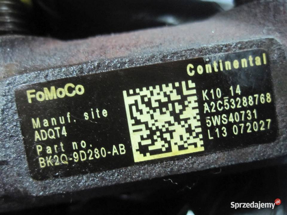 FORD TRANSIT 22 TDCI 12r listwa wtryskowa osobowe