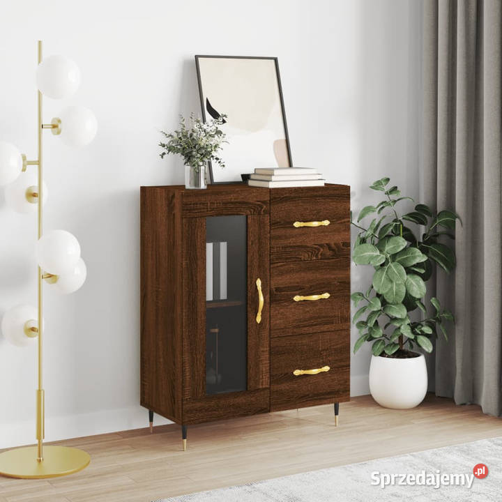 Szafka brązowy dąb 695x34x90 materiał Warszawa