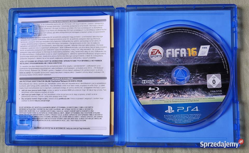 Gra Fifa 16 na 4 Gry na konsole Warszawa sprzedam