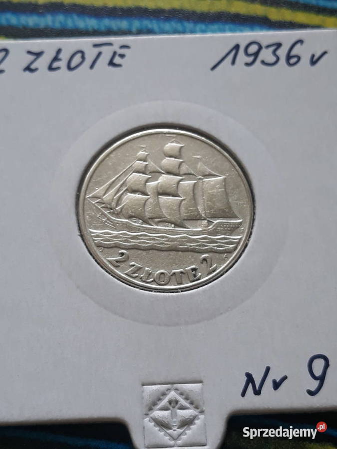 2 Żaglowiec 1936 r 9 Super stan Konin