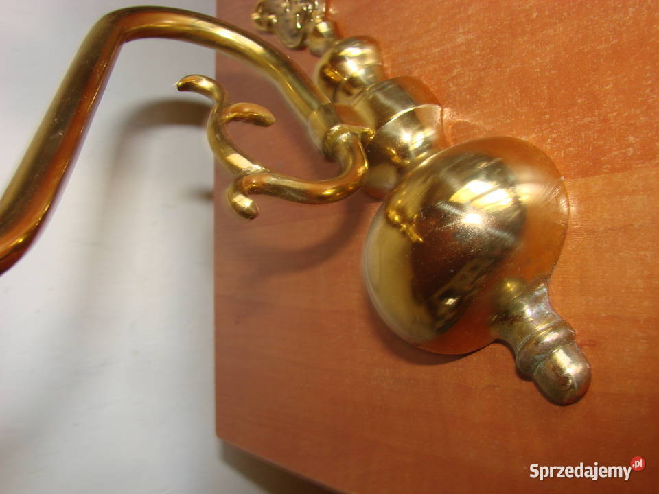 stary mosiężny kinkiet inny kolor Pruszcz Gdański