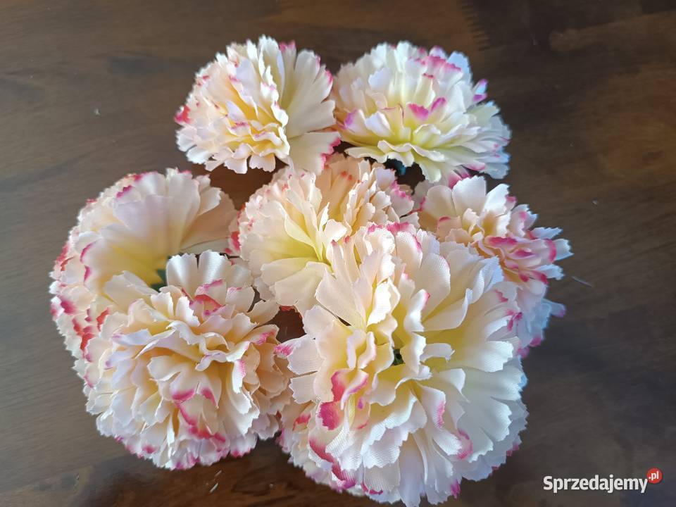 kwiaty sztuczne GOŹDZIK VIP 22333 beach pink do Siewierz sprzedam