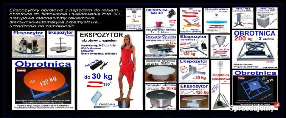 Podest obrotowy Napęd reklamy do 400 2m Warszawa