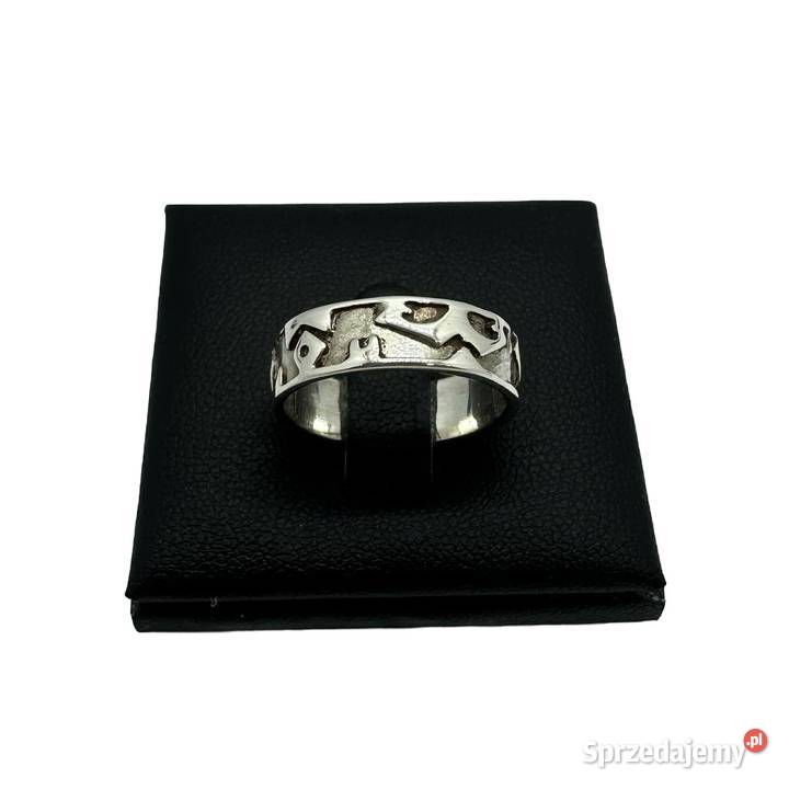 Srebrny pierścionek próby 925 368g Rozmiar 15 Elbląg