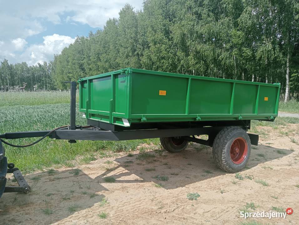 Przyczepa jednoosiowa wywrotka do tyłu nieuszkodzony Radomsko