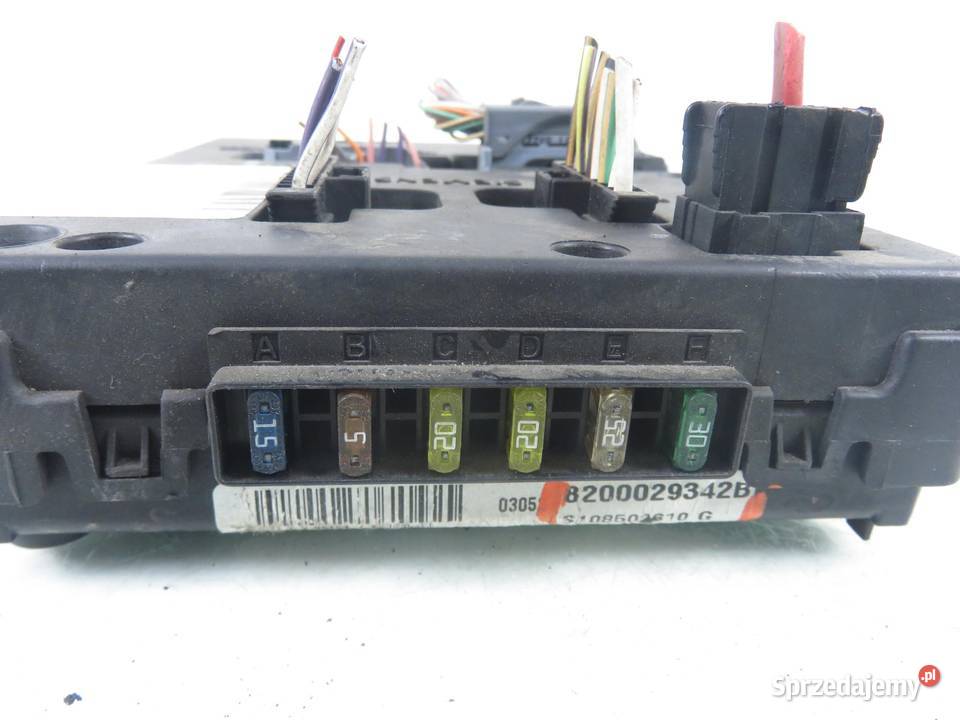 BSI RENAULT SCENIC I FL 19 dCi 8200029342B Skrzynki bezpieczników