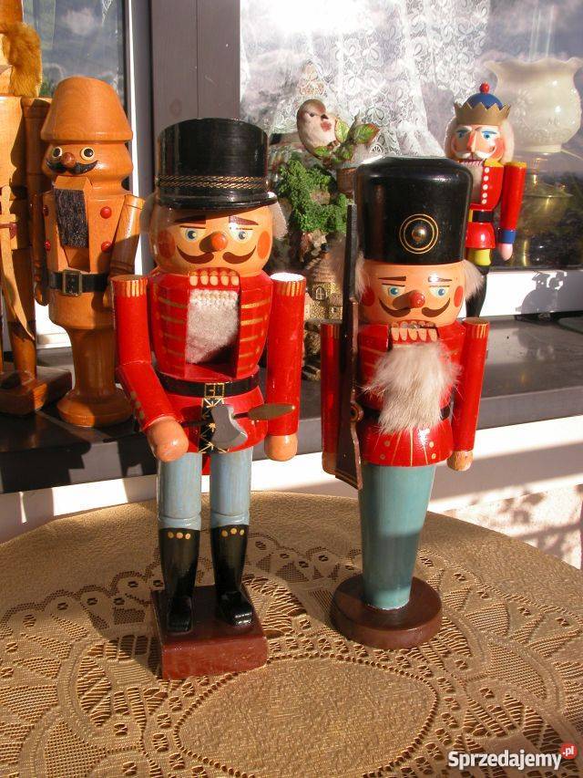 dziadek do orzechów stary rękodzieło 2 sztuki Gorzów Wielkopolski