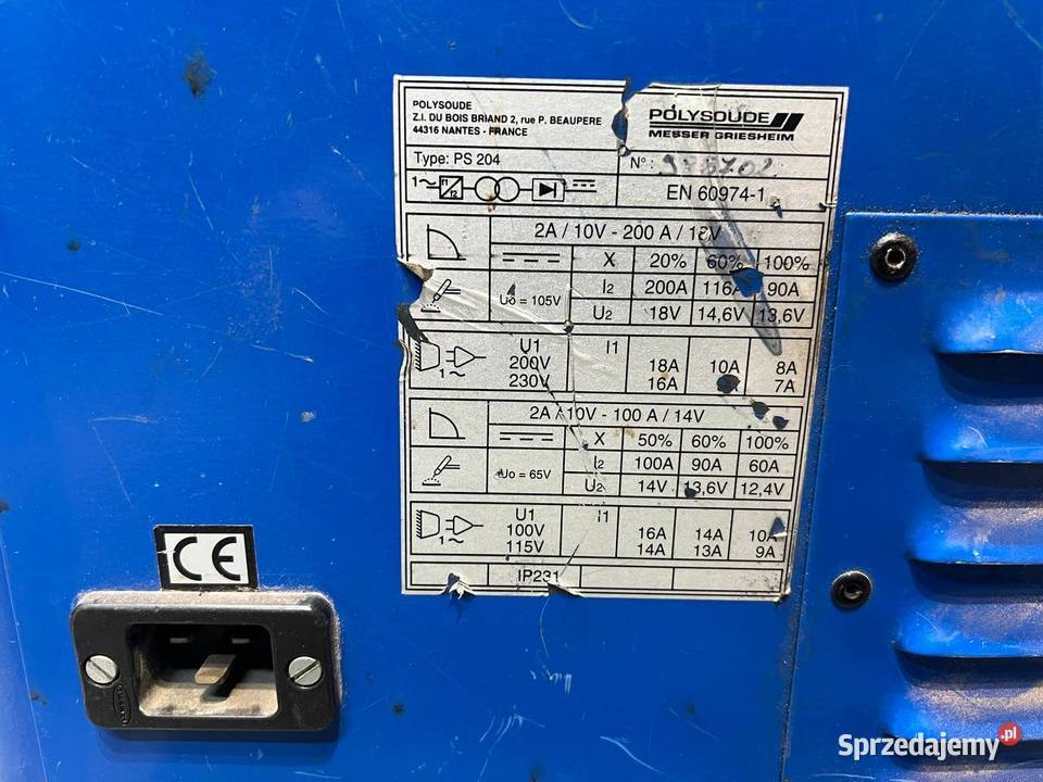 Spawarka orbitalna POLYSOUDE 204 2 GLOWNICY Warszawa
