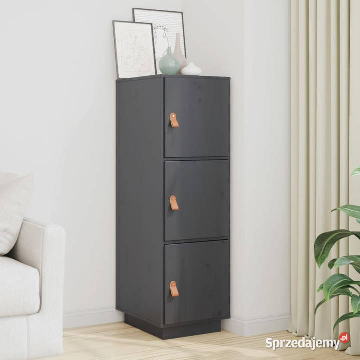 Szafka szara 34x40x1085 lite drewno sosnowe Warszawa