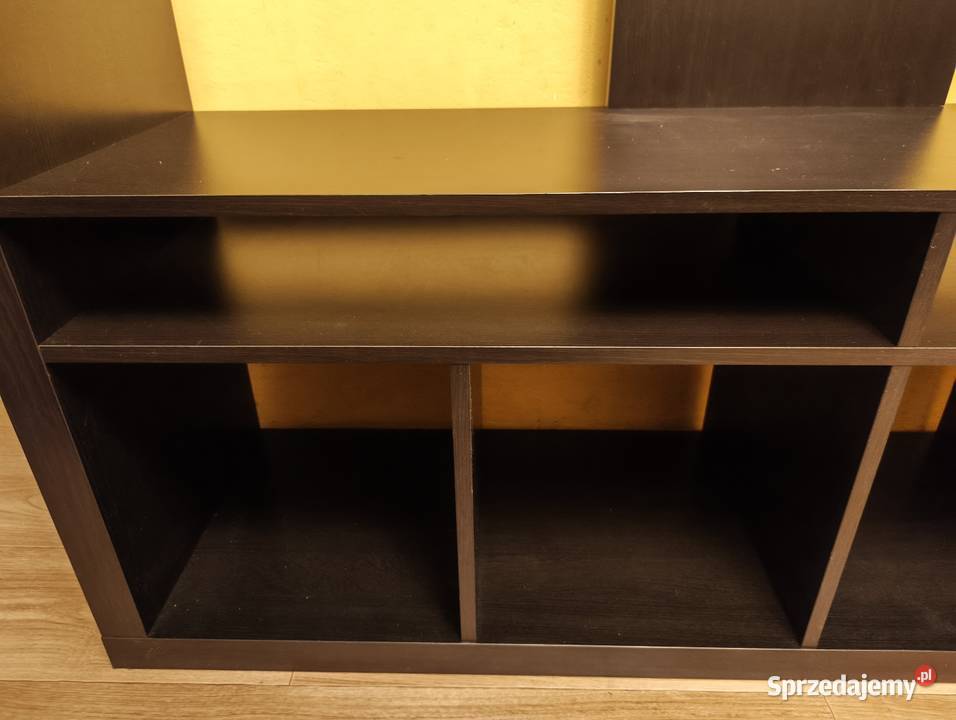 Szafka regał RTV IKEA Lappland ciemnobrązowa 183cm łódzkie Łódź