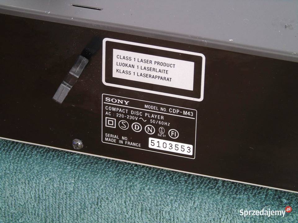 CD Sony CDPM43 sprawny DOSTAWA sprzedam