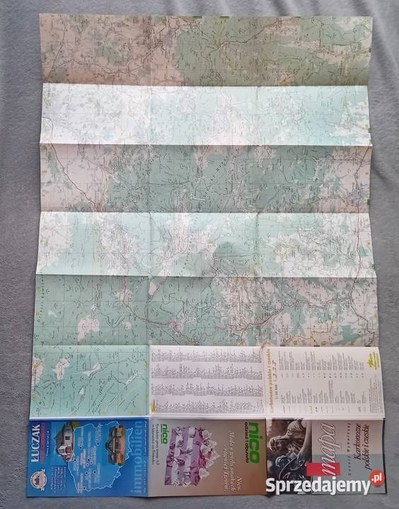 Mapa Gazety Wyborczej Karkonosze polskie i Koźminek