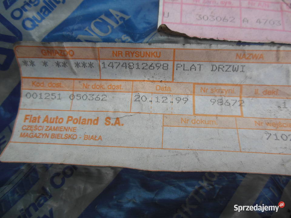 1474801077 1474812698 Listwa progowa przednia Kozy sprzedam