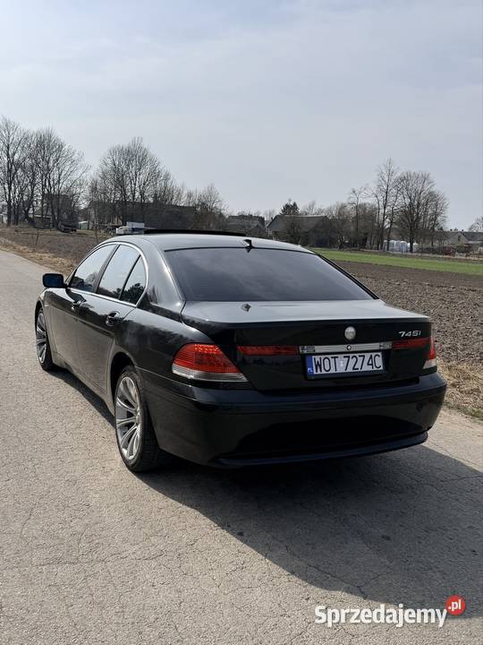 BMW 745i 44 e65 FULL DOCIĄGIMASAŻEKOMFORTY światła przeciwmgielne Mińsk Mazowiecki