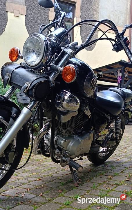 Yamaha Virago 125 1997 oparcie pasażera kask Kraków