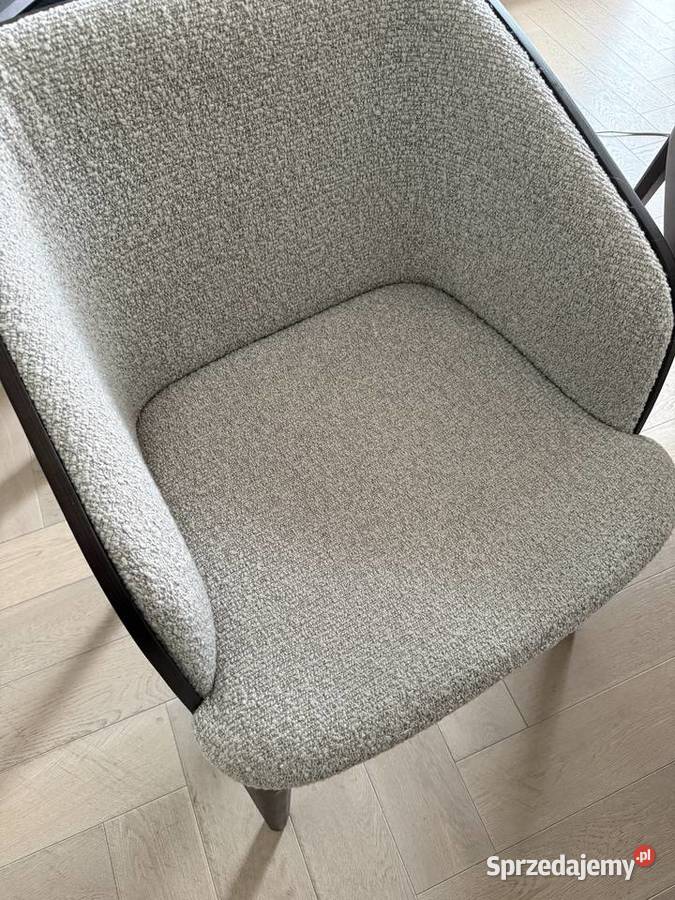 Zestaw 2 krzeseł tapicerowanych dębowych małopolskie Kraków