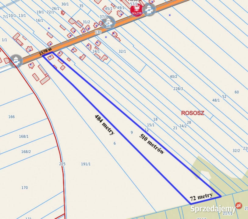 Siedlisko na sprzedaż Rososz gmina Cegłów miński 1 piętro mazowieckie