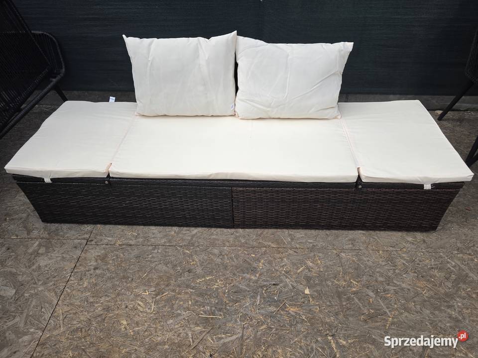 Ławka ogrodowa sofa leżak technorattan regulacja Wschowa