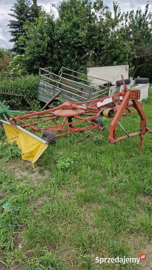 Przetrząsarka Fella Stoll gwiazda zgrabiarka wielkopolskie Słupca