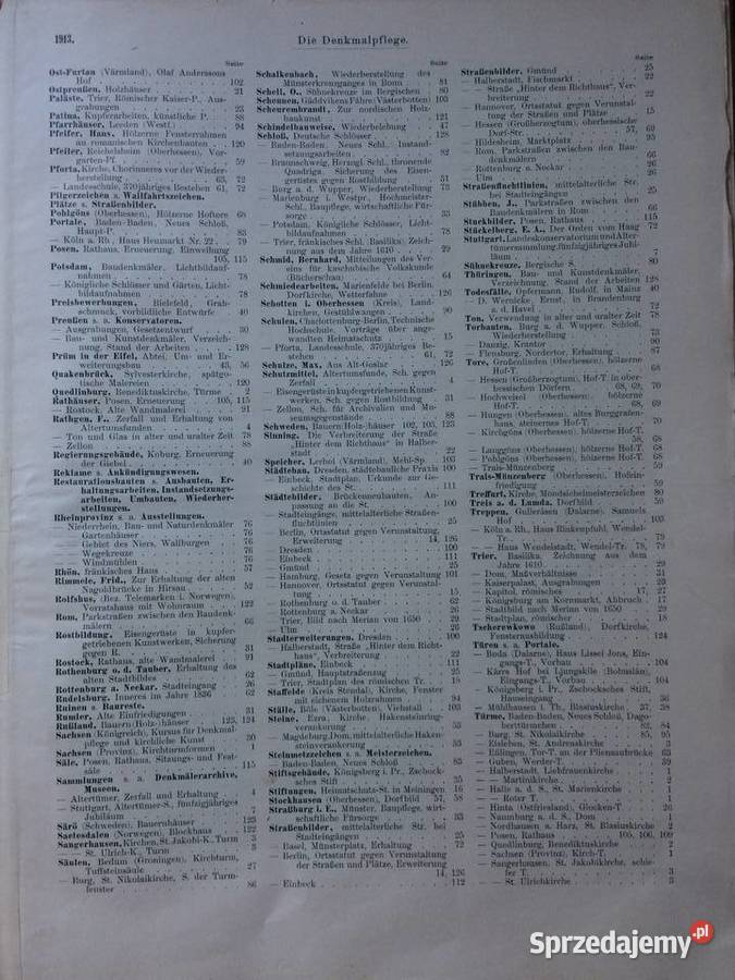 2877 Die Denkmalpflege Ochrona Zabytków Szczecin