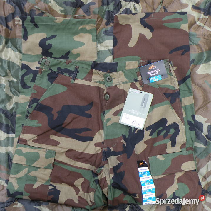 Spodnie BDU woodland MEDIUM Helikon ripstop Kolekcje Wrocław sprzedam