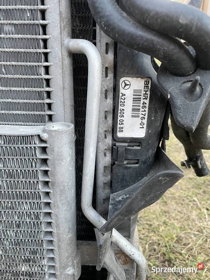 Wentylator chłodnicy plus zestaw chłodnic