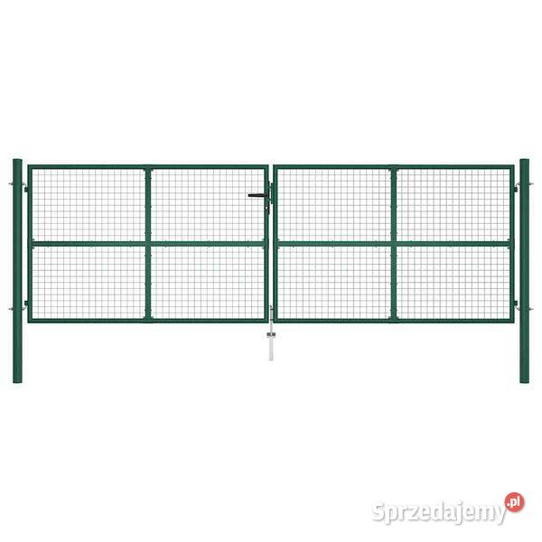 vidaXL Brama ogrodowa siatkowa stalowa 400x125 Warszawa