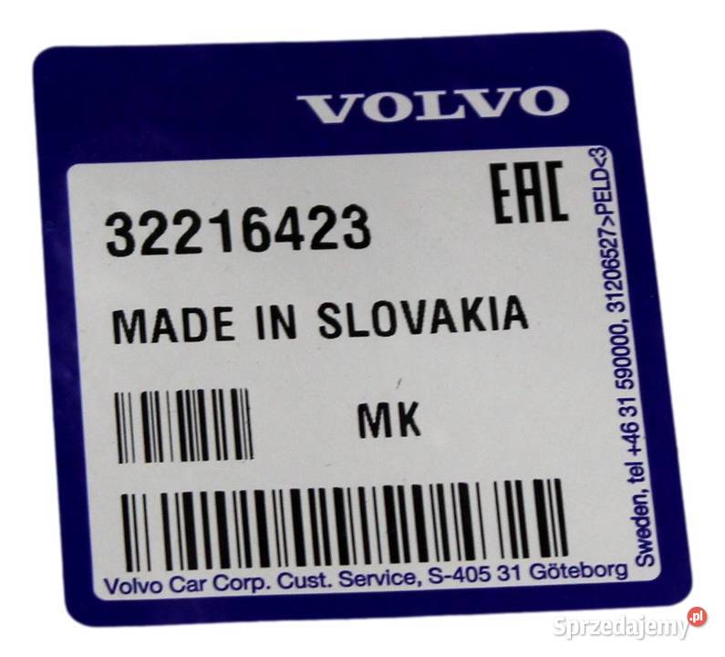 VOLVO XC60 II lewa przednia listwa nadkola OE Gadgety motoryzacyjne Bielany Wrocławskie