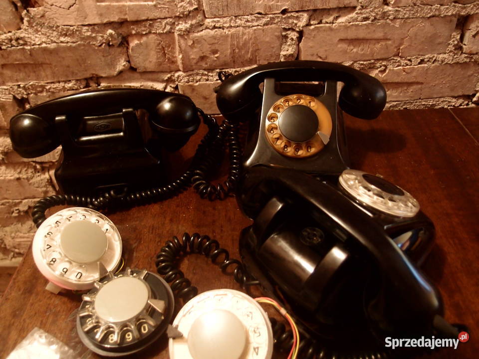 Zabytkowe telefony RWT CB49 i CB621 lata 60te Łódź