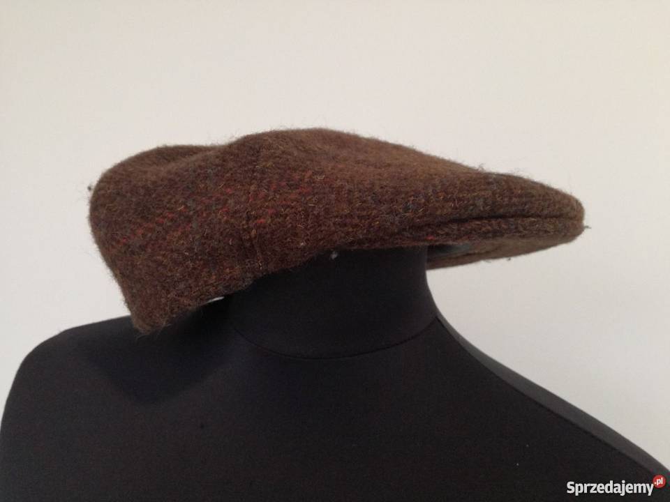 KASZKIET HARRIS TWEED Ivy cap WEŁNIANY 57