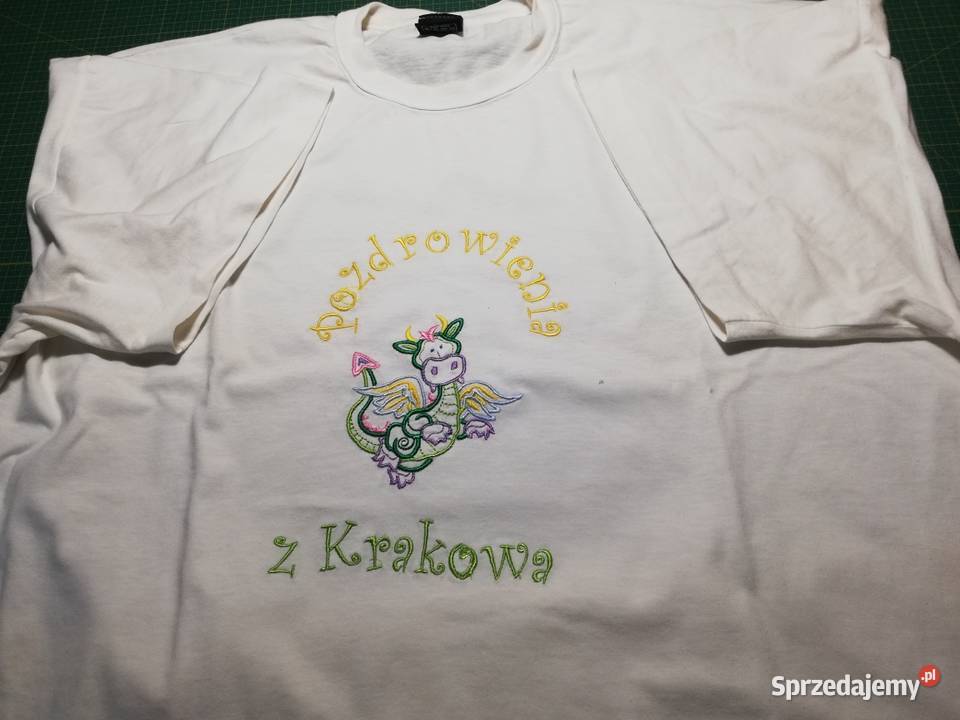 Tshirt koszulka bluzka haft koń lew zebra Kraków sprzedam