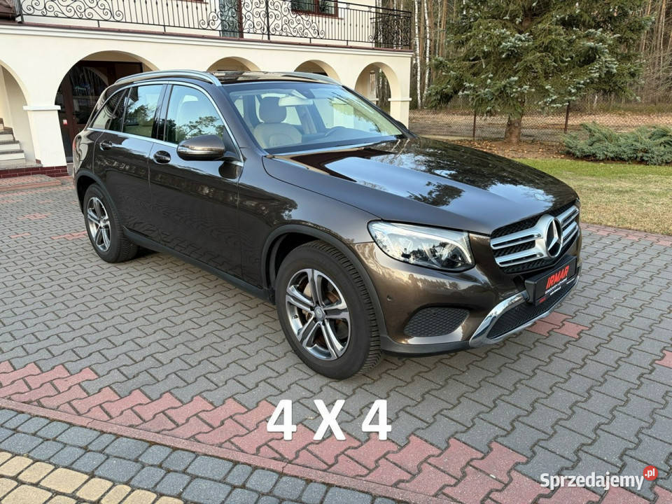 Mercedes GLC 250 Europa Skóry Hak LEDy ILS elektryczne lusterka Lipówki