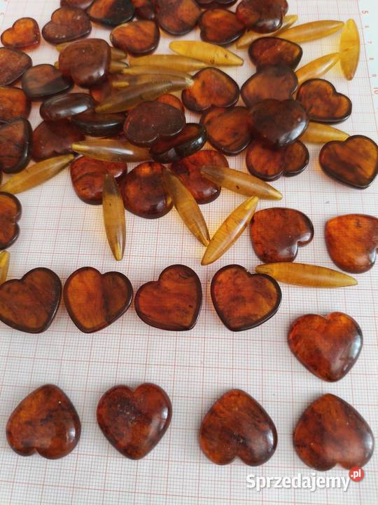 Bursztyn Serca półprodukt