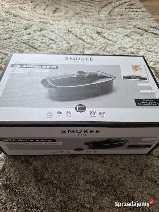 Brytfanka z odlewanego aluminium z aromatyzerem Blachy i formy do pieczenia Białystok